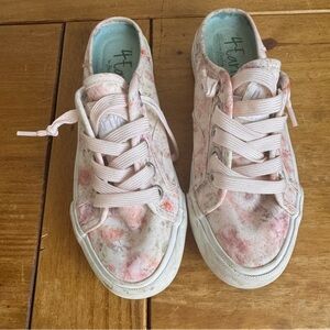 Blowfish 4 Earth Kids Slip-on Sneakers in Pink Floral Size 7